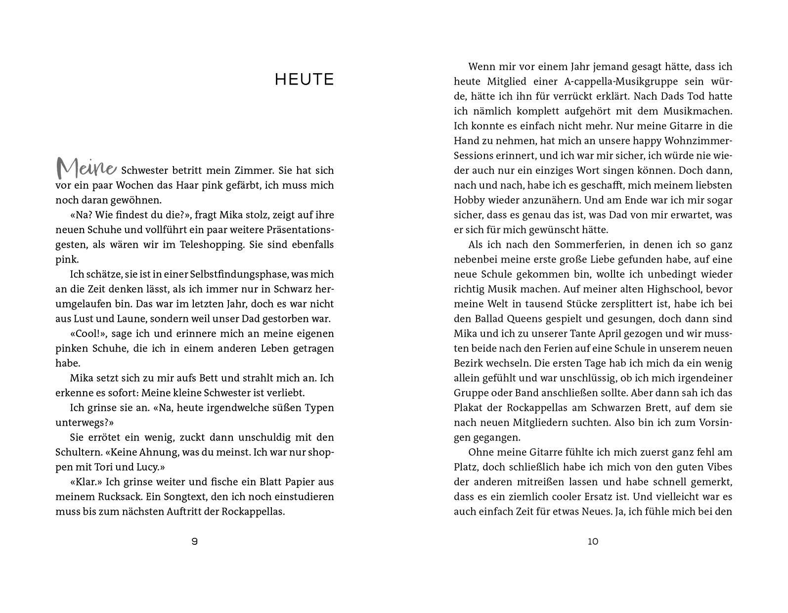 Beispielinhalt (Bild) Vor uns die Liebe