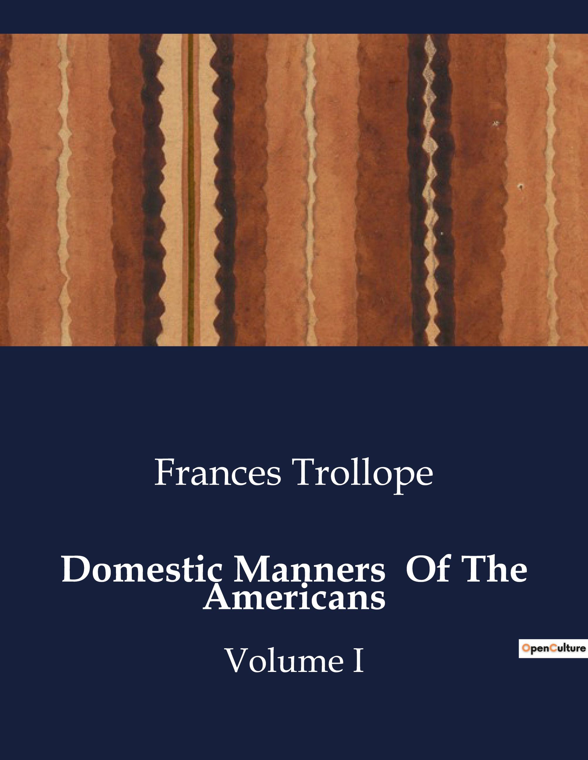 Vorderes Coverbild Domestic Manners  Of The Americans