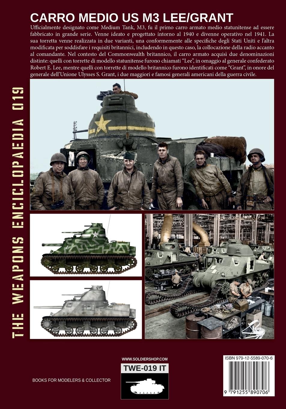 Rückseitencover Carro Medio US M3 Lee/Grant