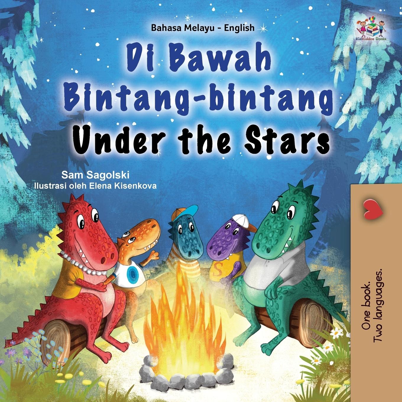 Vorderes Coverbild Under the Stars (Malay English Bilingual Kids Book)