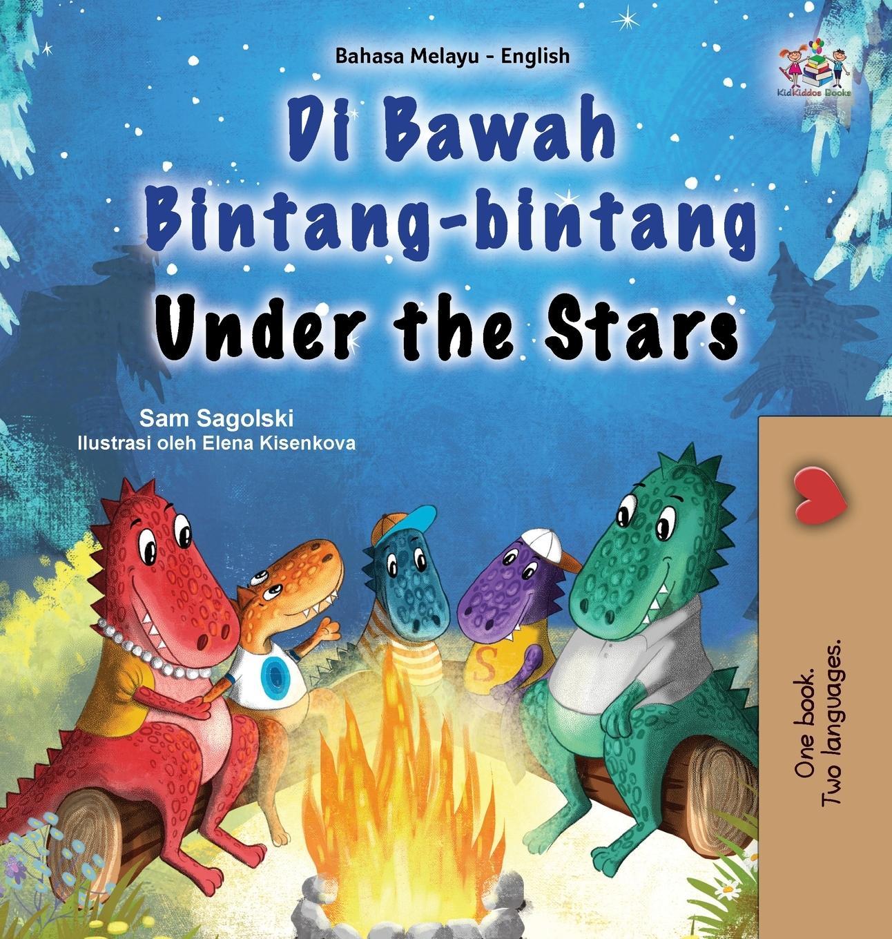 Vorderes Coverbild Under the Stars (Malay English Bilingual Kids Book)