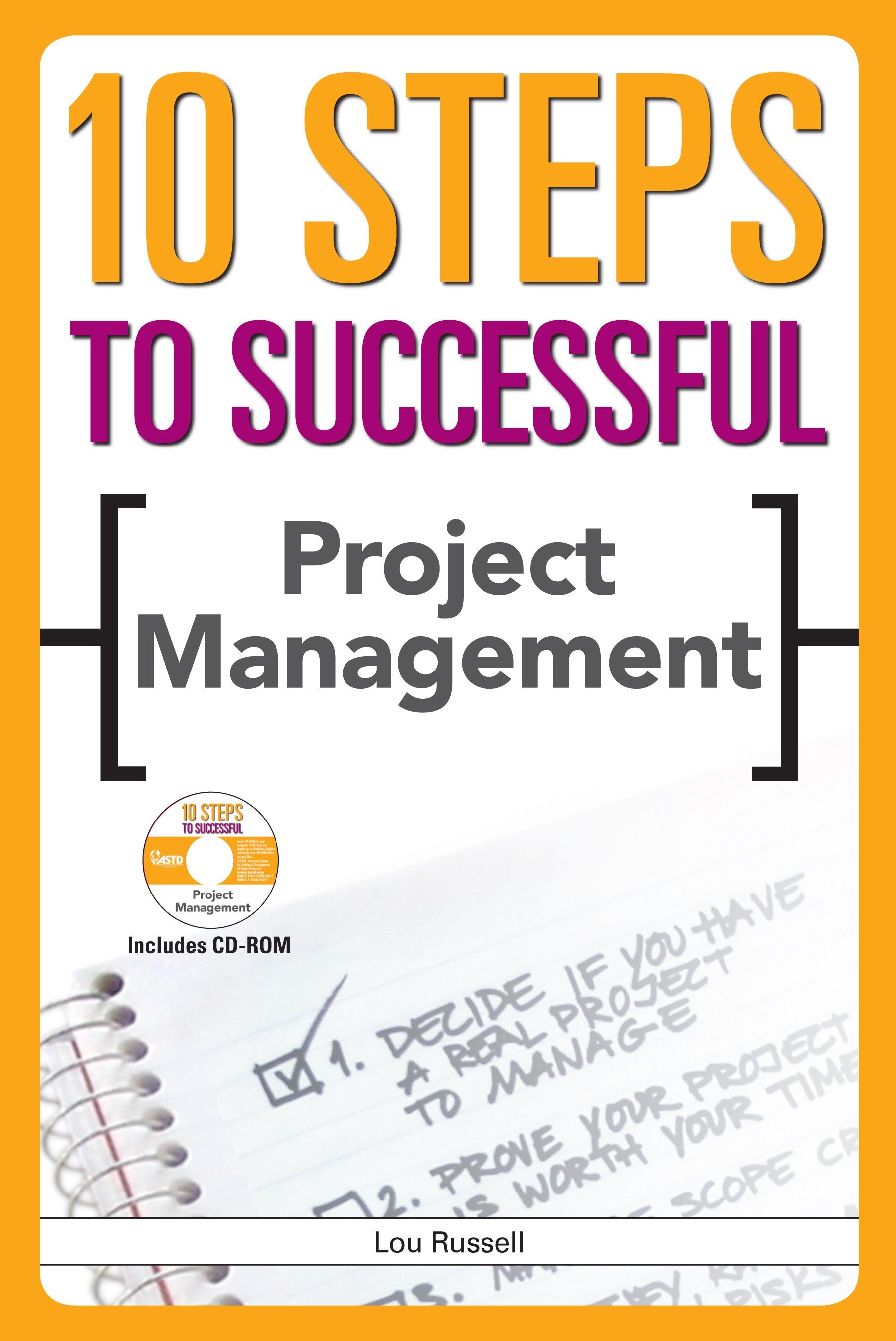 Beispielinhalt (Bild) 10 Steps to Successful Project Management
