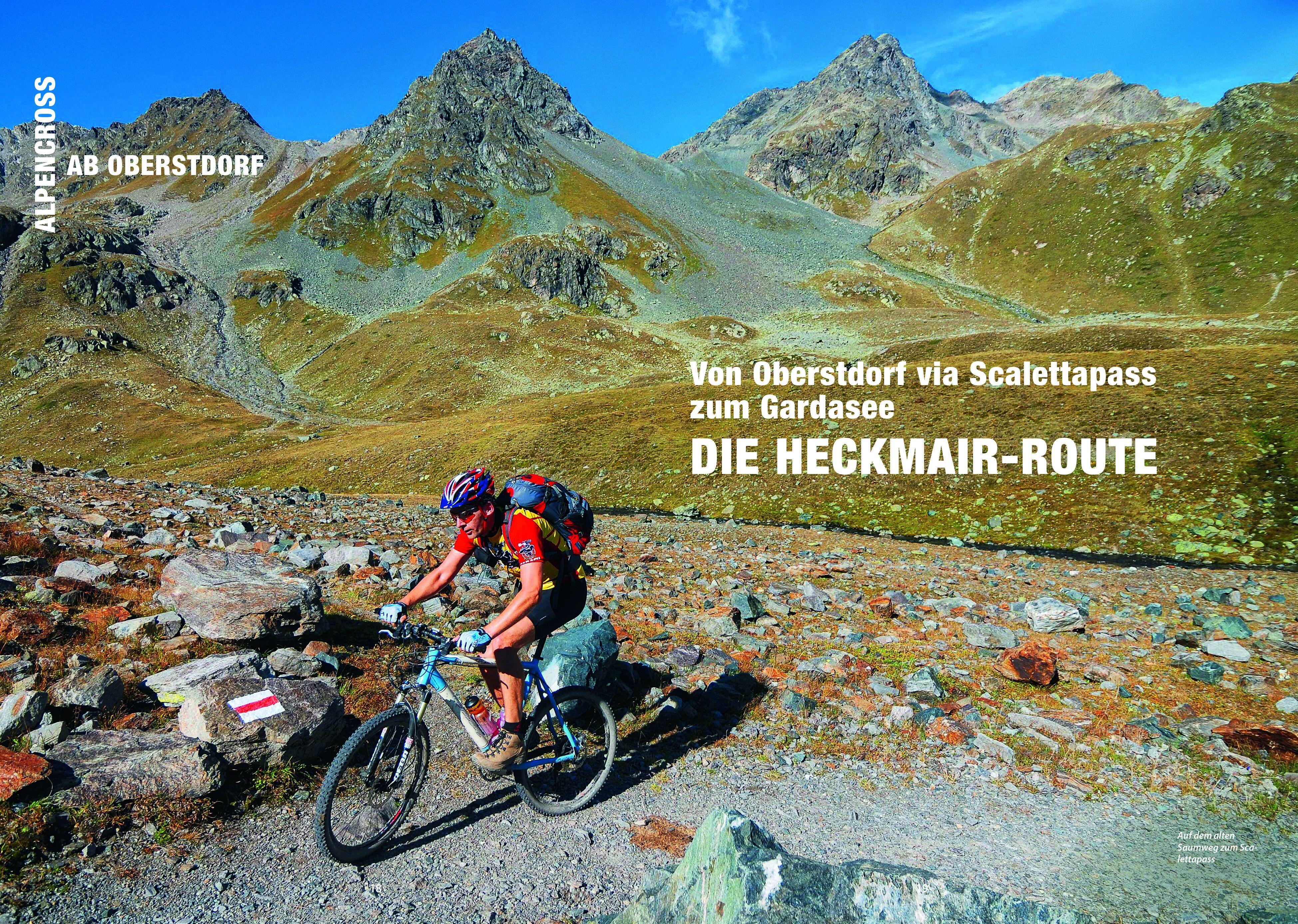 Beispielinhalt (Bild) Alpencross mit dem Mountainbike