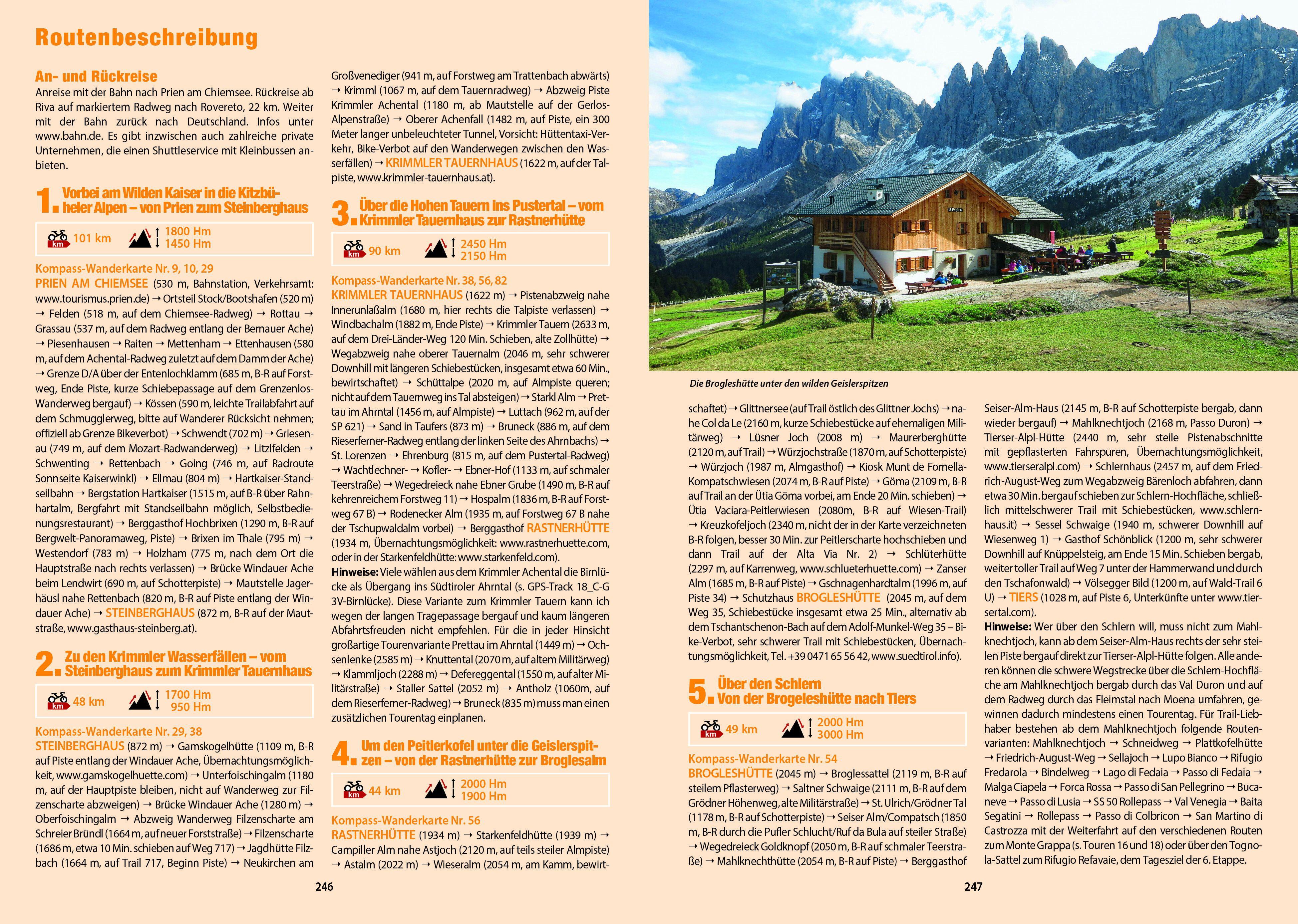 Beispielinhalt (Bild) Alpencross mit dem Mountainbike