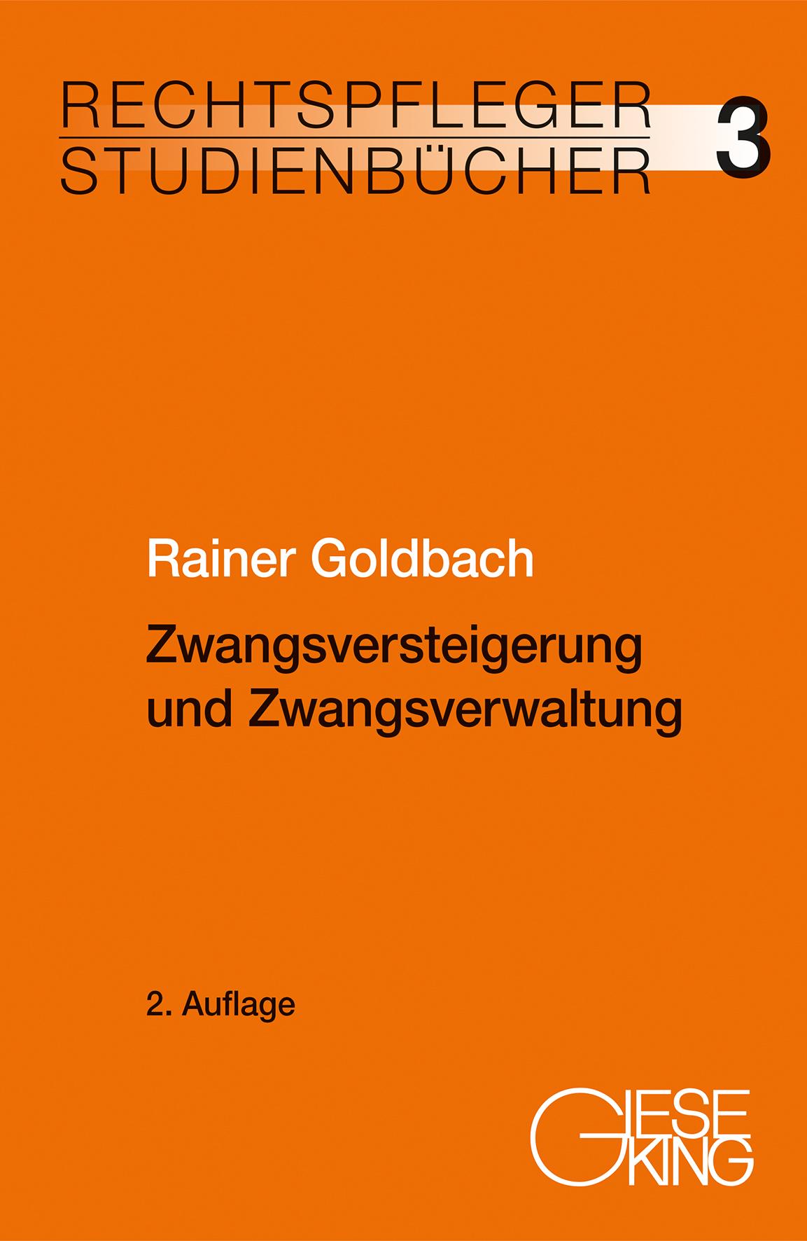 Vorderes Coverbild Zwangsversteigerung und Zwangsverwaltung
