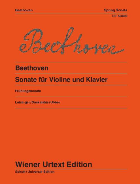 Vorderes Coverbild Sonate für Violine und Klavier