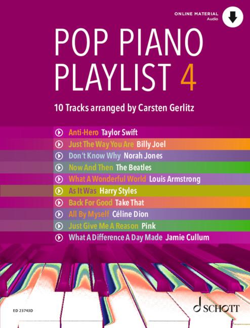 Vorderes Coverbild Pop Piano Playlist 4