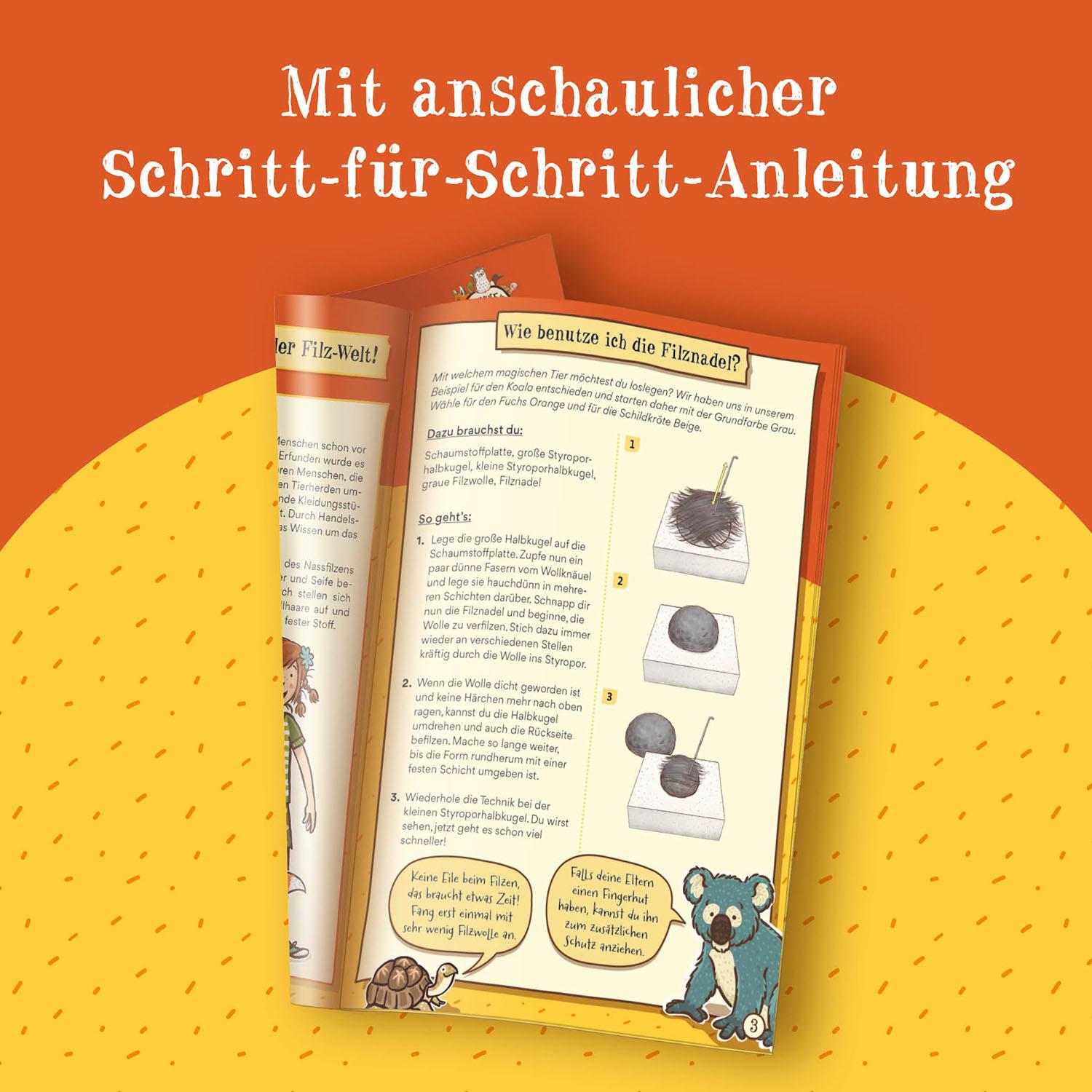 Beispielinhalt (Bild) Die Schule der magischen Tiere - Tiere filzen