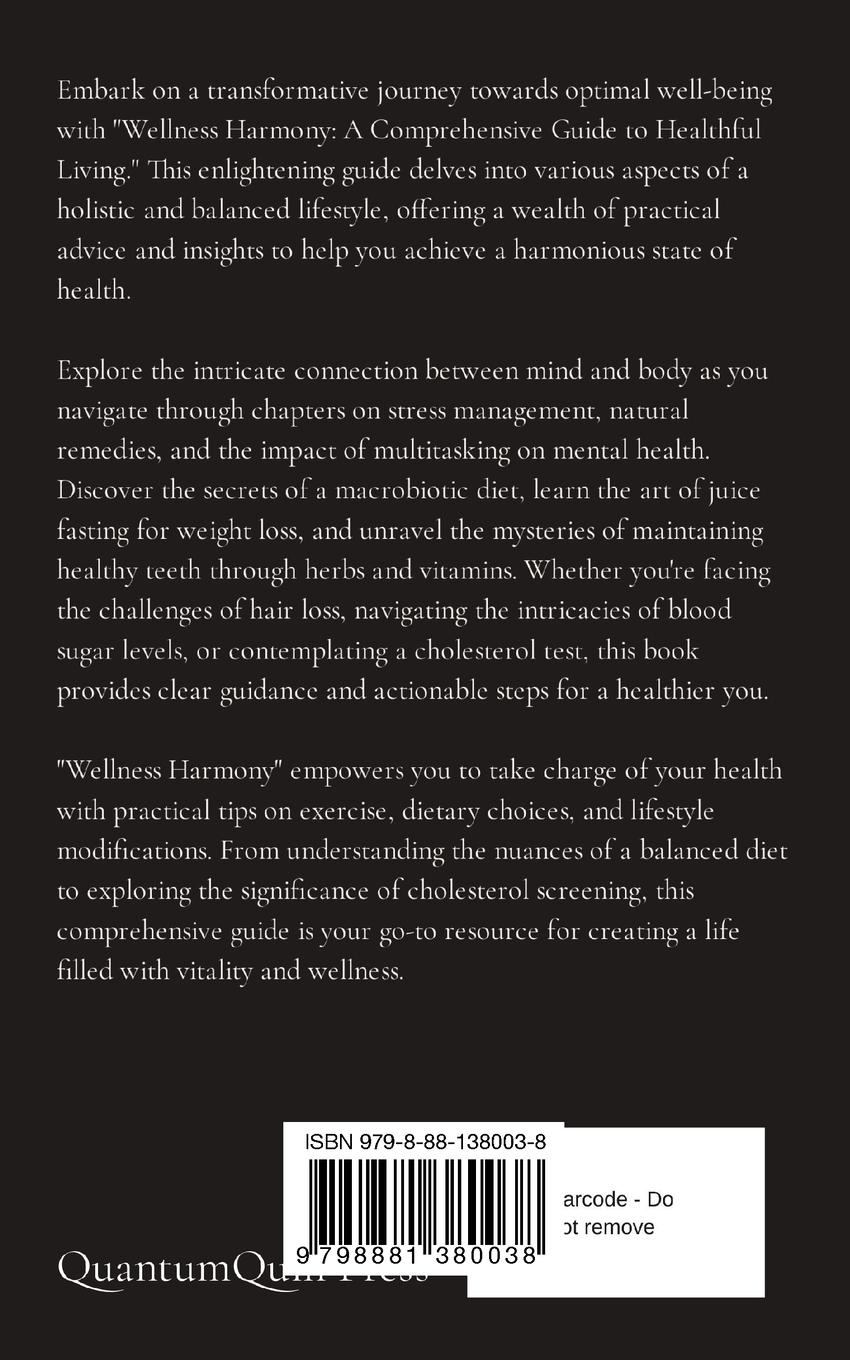 Rückseitencover Wellness Harmony