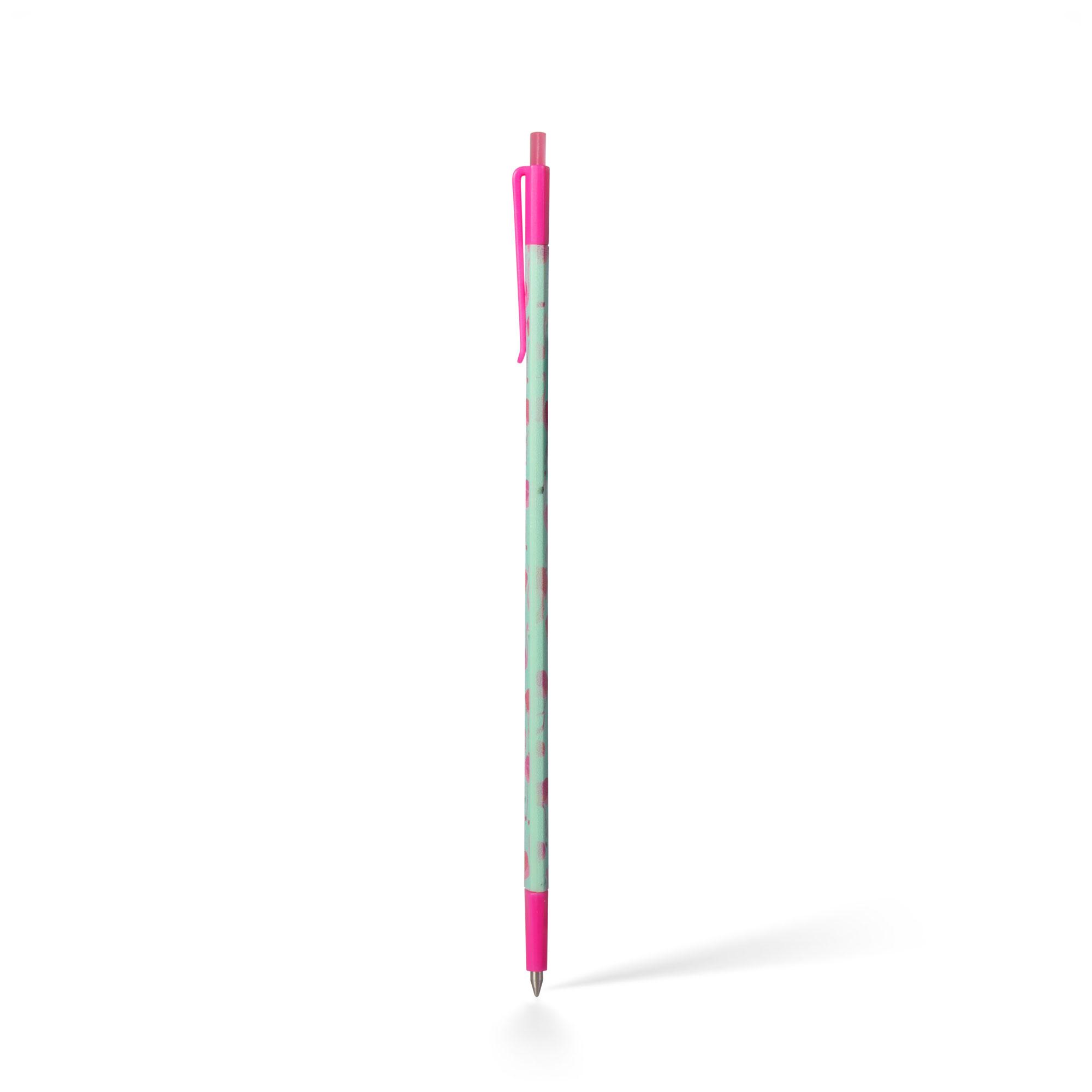 Beispielinhalt (Bild) Pen Bookmark Set Flamingo - Stift und Lesezeichen in einem
