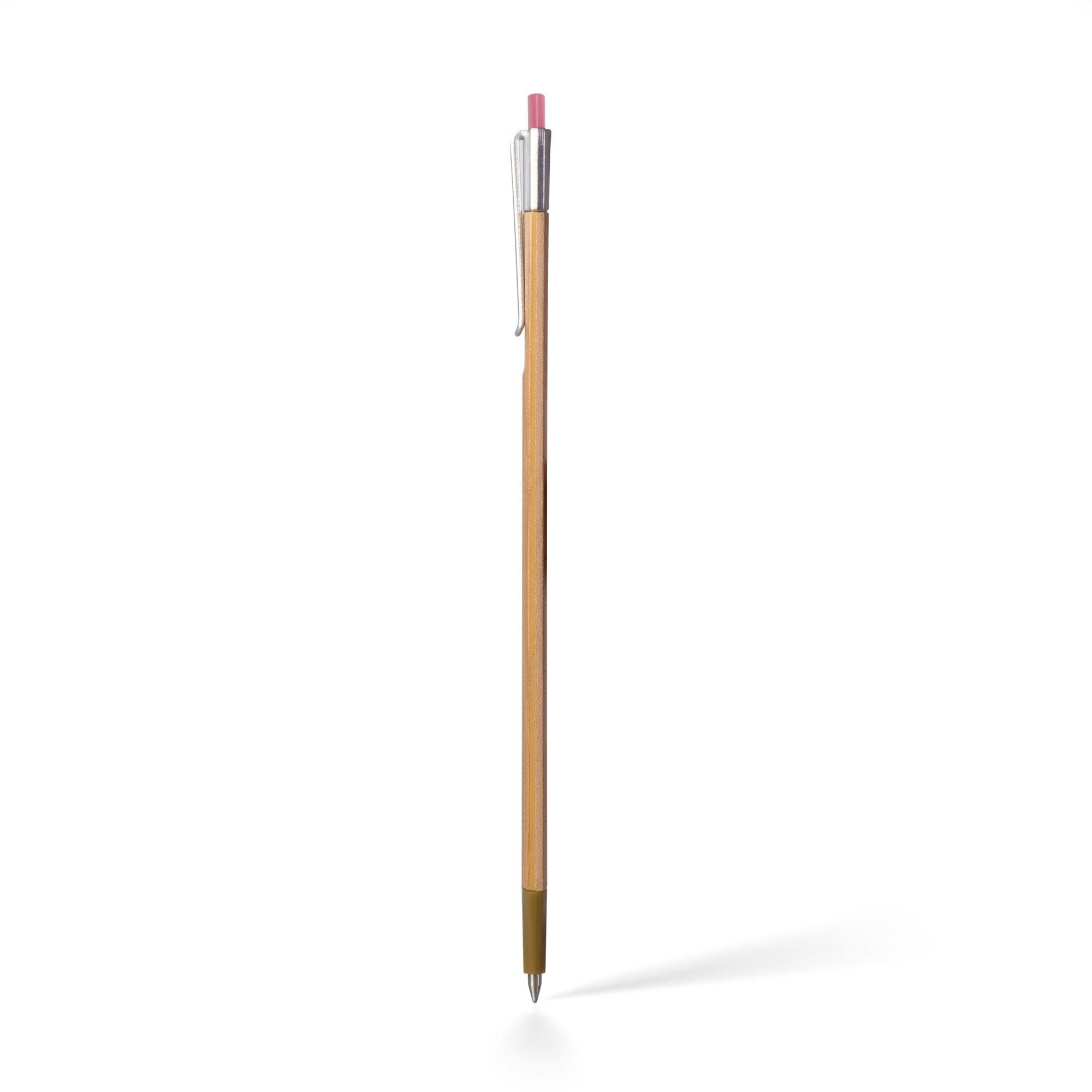 Beispielinhalt (Bild) Pen Bookmark Set Holzoptik - Stift und Lesezeichen in einem