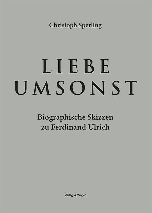 Vorderes Coverbild Liebe umsonst