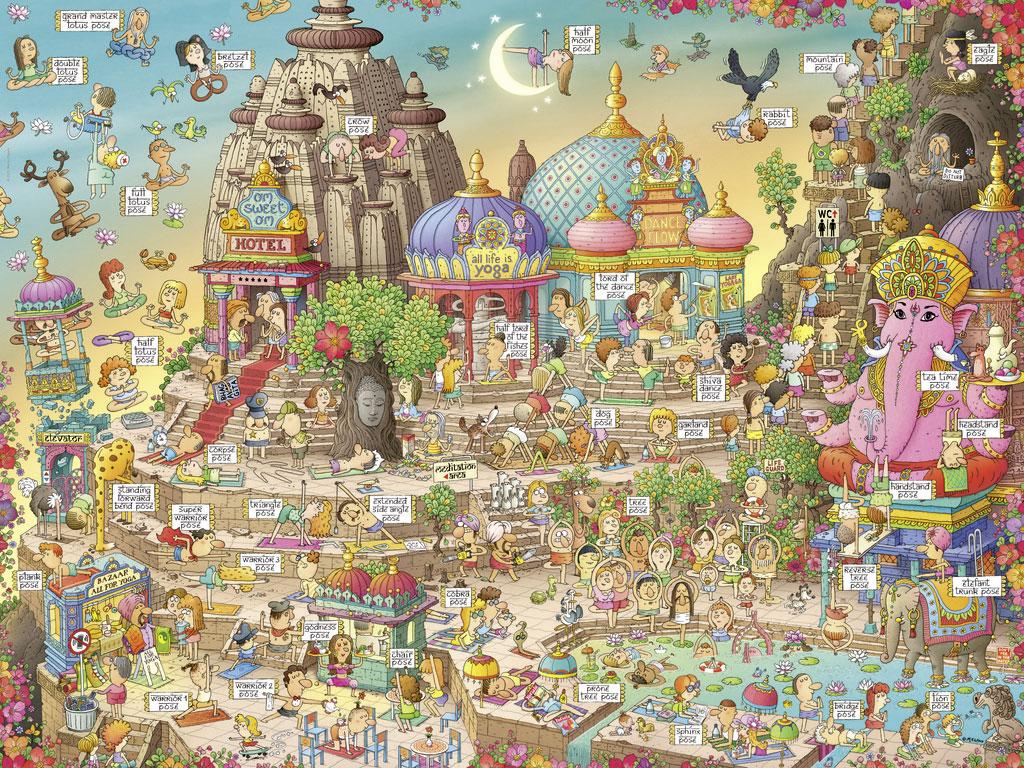 Beispielinhalt (Bild) Yogaland