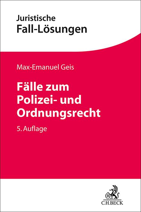 Vorderes Coverbild Fälle zum Polizei- und Ordnungsrecht