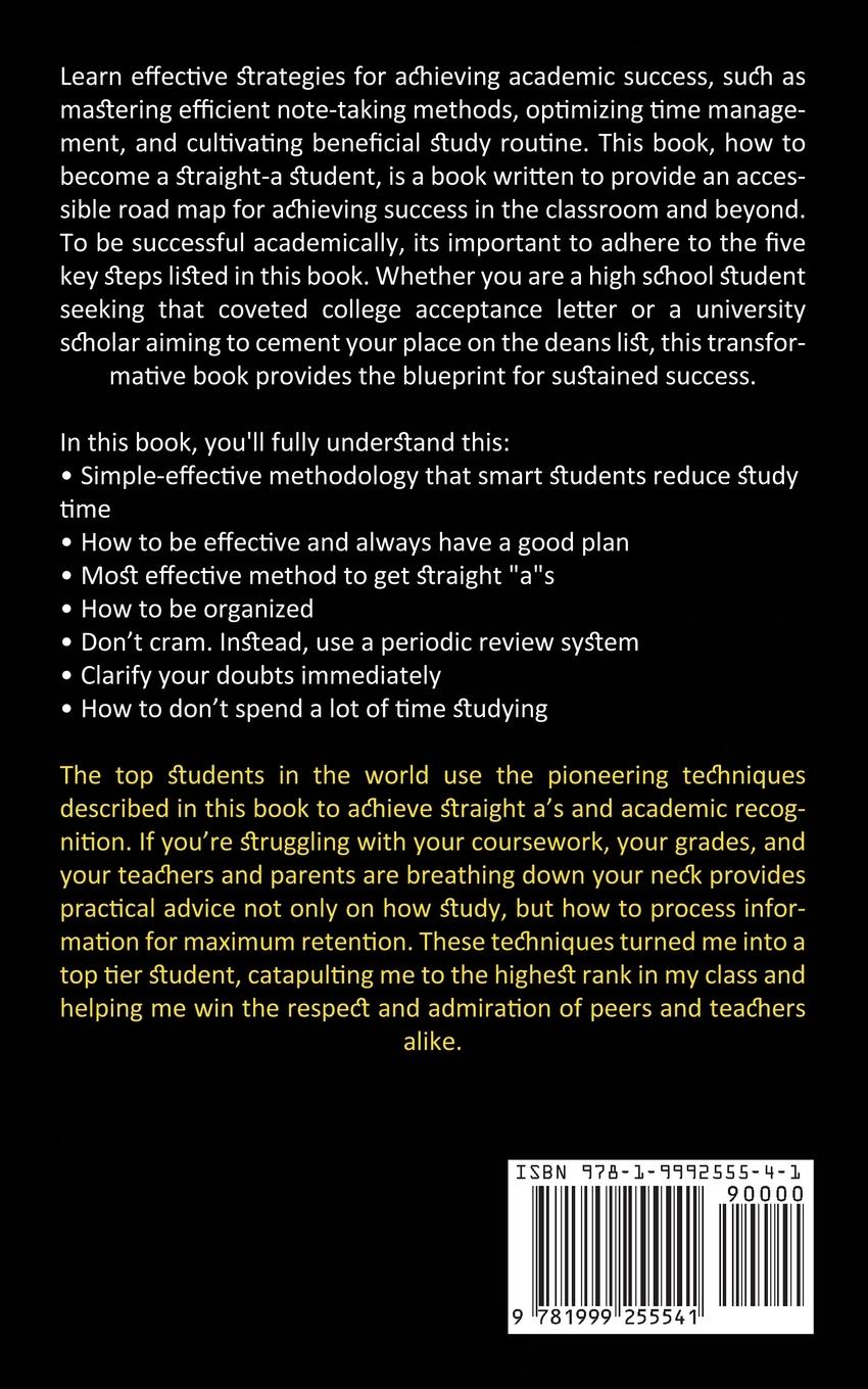 Rückseitencover Straight a Student