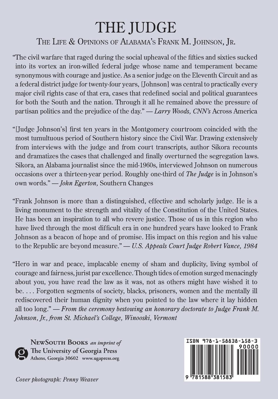 Rückseitencover The Judge