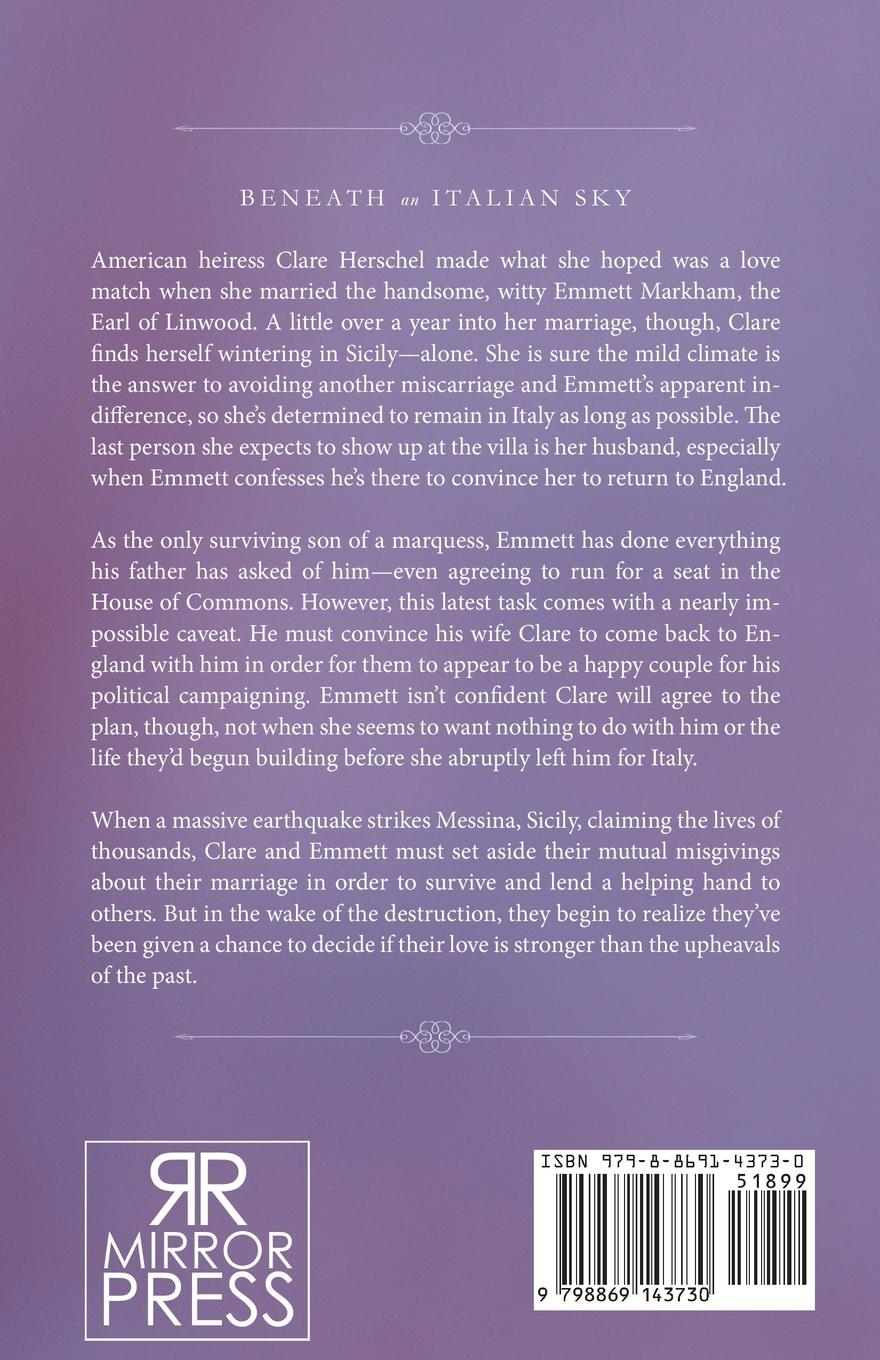 Rückseitencover Beneath an Italian Sky