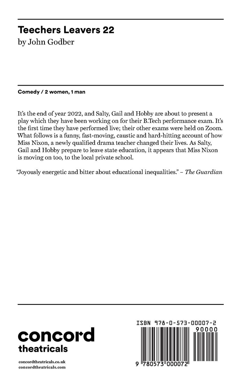 Rückseitencover Teechers Leavers 22