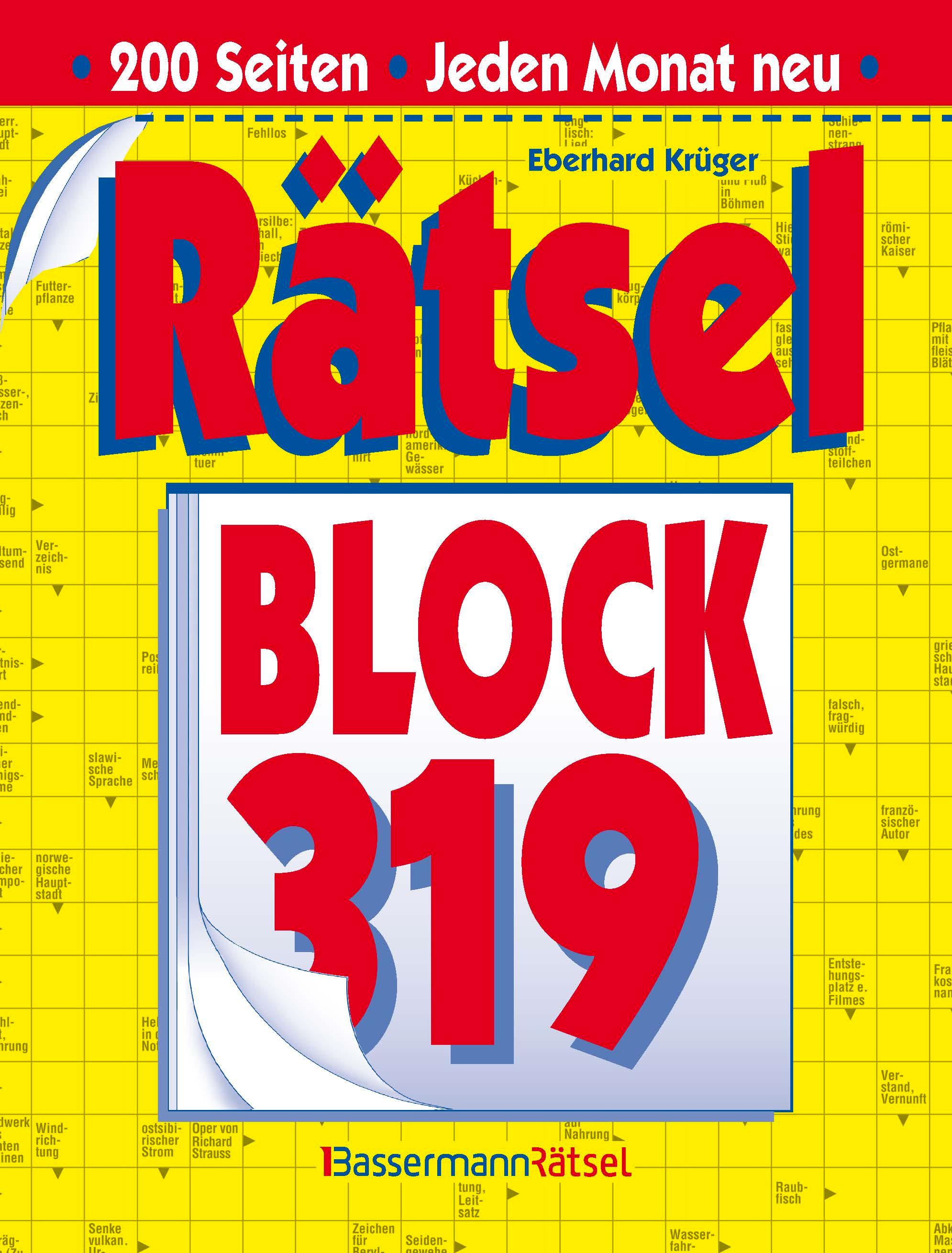 Vorderes Coverbild Rätselblock 319 (5 Exemplare à 2,99 EUR)