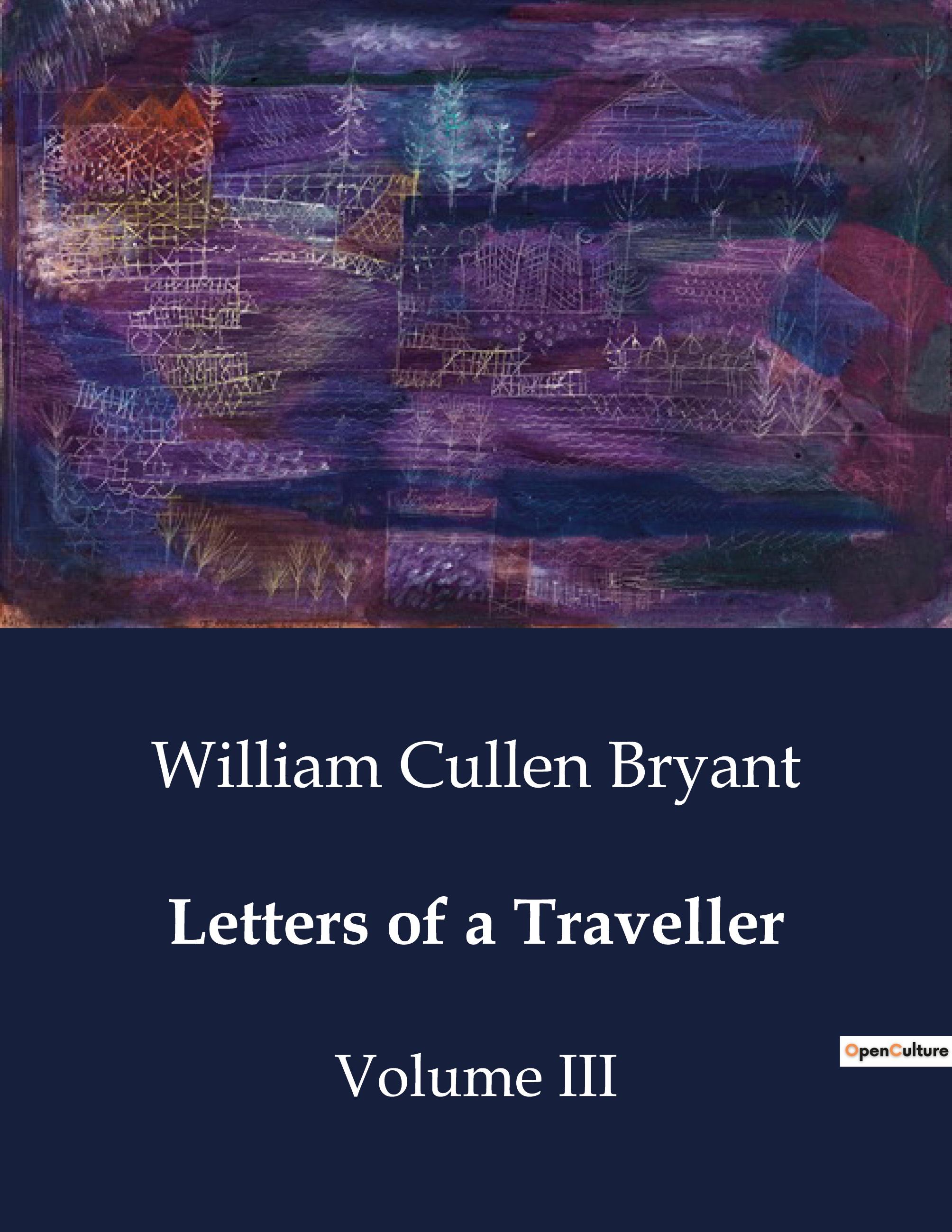 Vorderes Coverbild Letters of a Traveller
