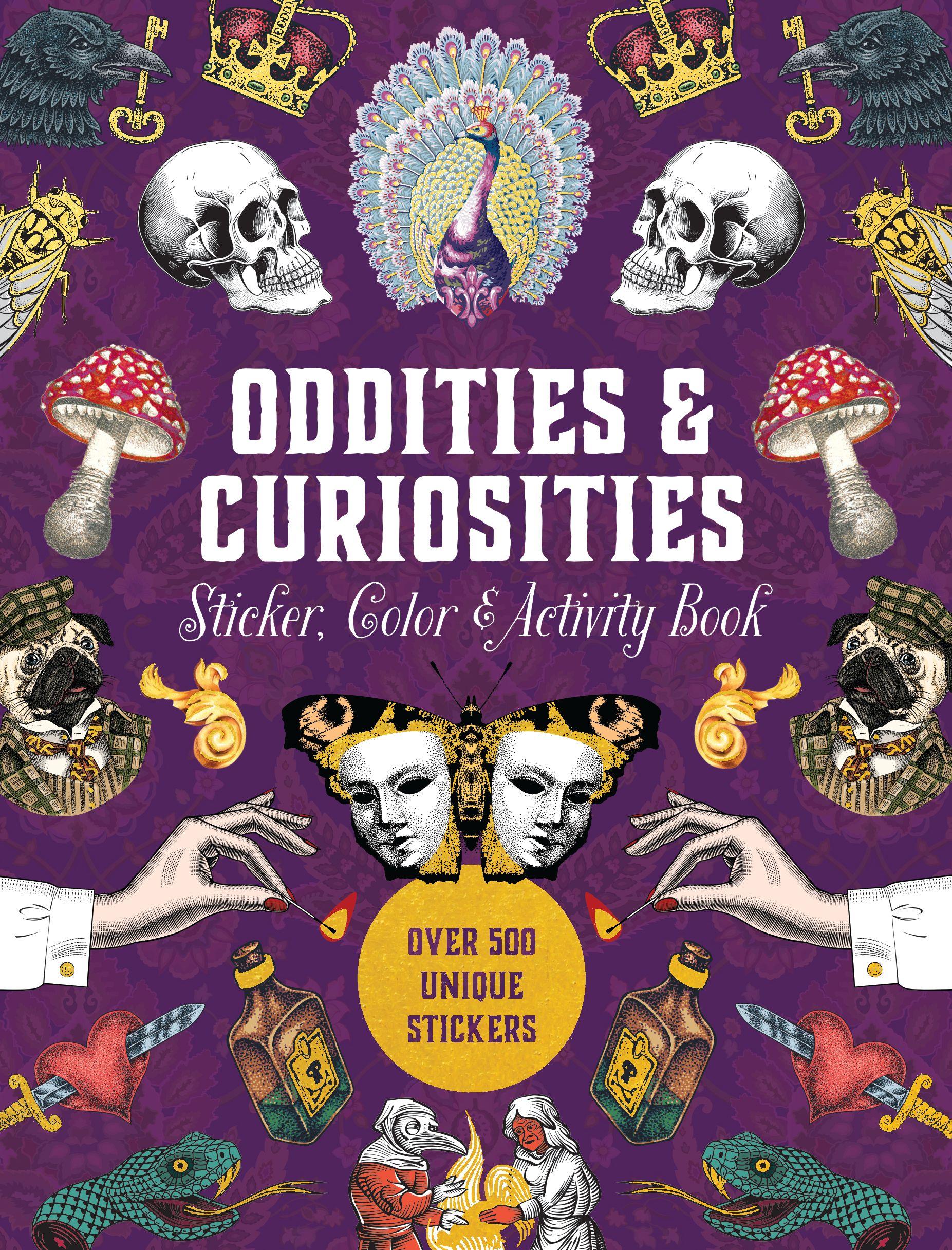 Vorderes Coverbild Oddities & Curiosities Sticker, Color & Activity Book
