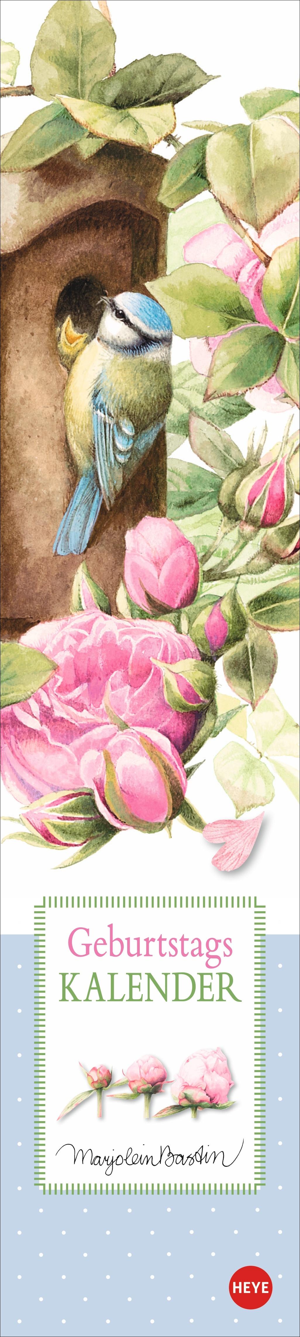 Vorderes Coverbild Marjolein Bastin: Geburtstagskalender Langplaner