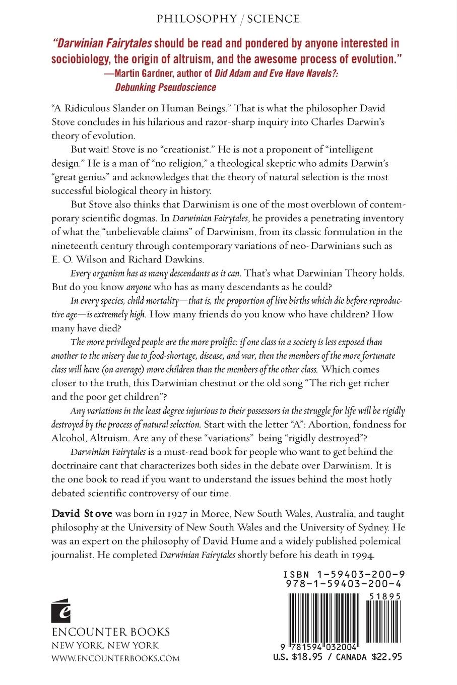 Rückseitencover Darwinian Fairytales