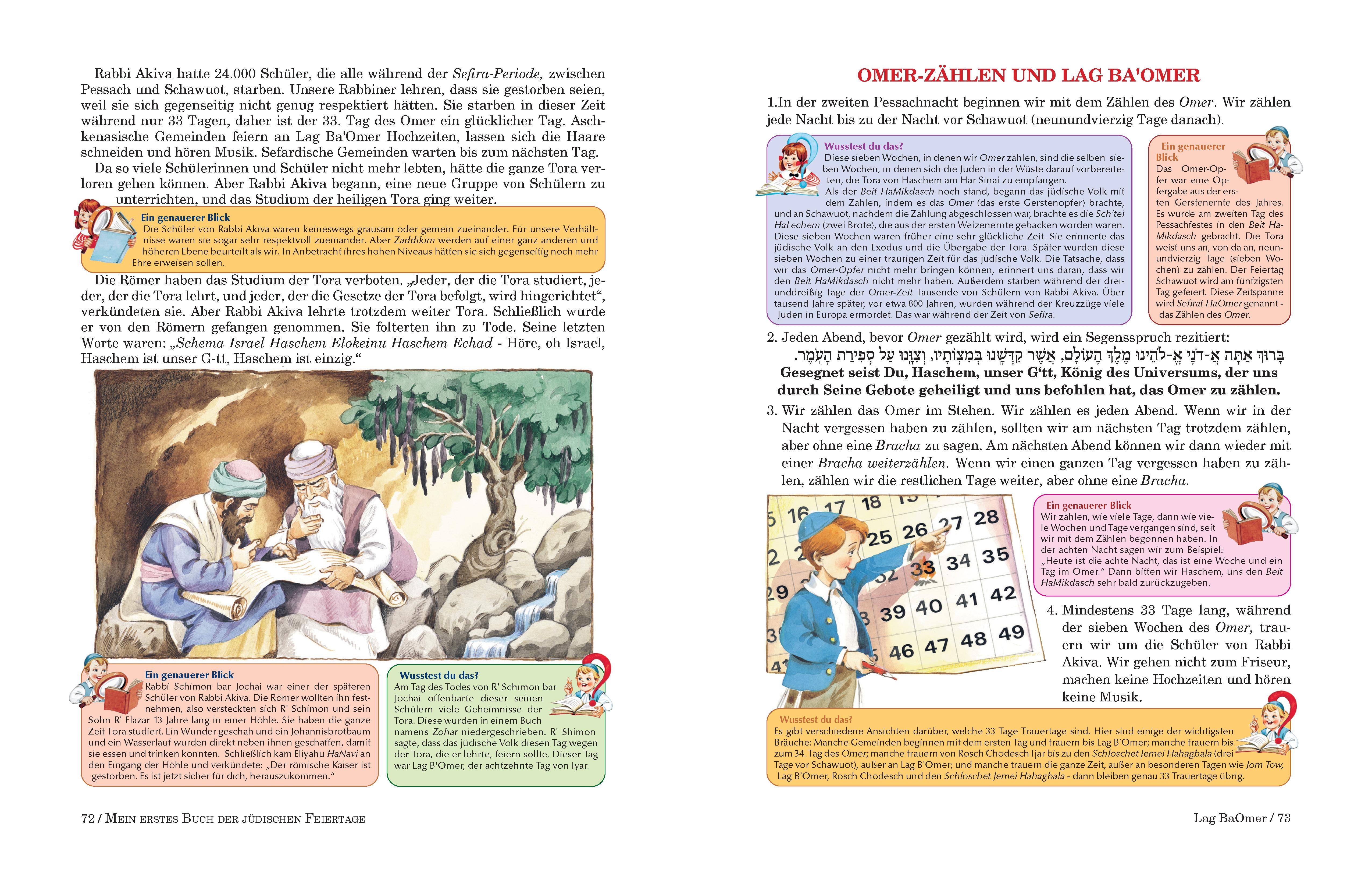 Beispielinhalt (Bild) Mein Buch der jüdischen Feiertage