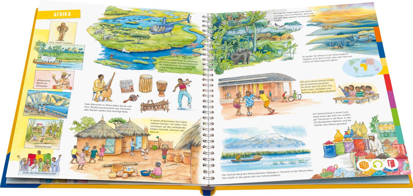 Beispielinhalt (Bild) tiptoi® - Weltatlas