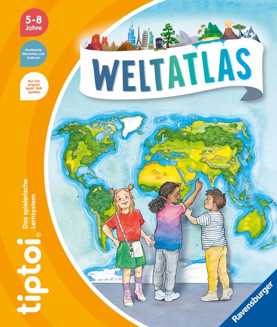 Vorderes Coverbild tiptoi® - Weltatlas