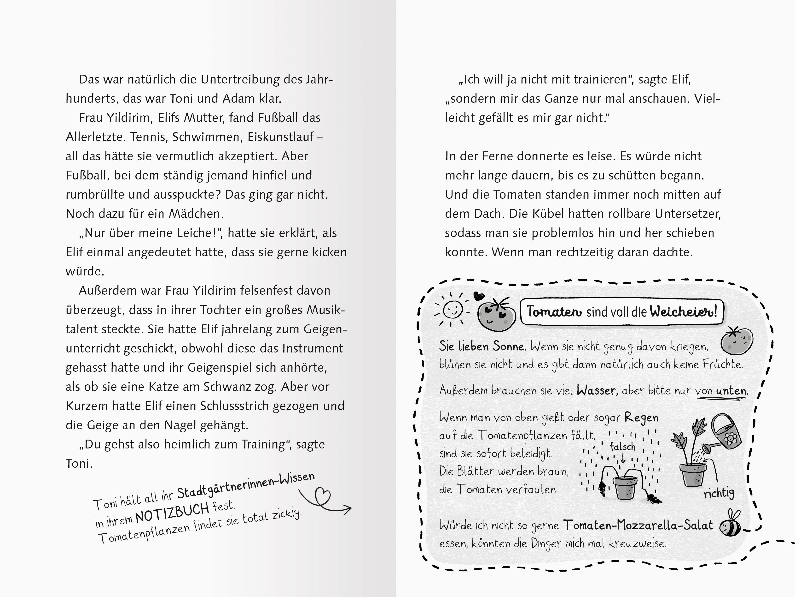 Beispielinhalt (Bild) Die Stadtgärtnerin, Band 2 - Eine für alle, alle fürs Unkraut!