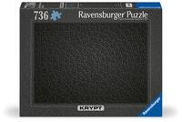 Vorderes Coverbild Ravensburger Puzzle 12000054 - Krypt Puzzle Black - Puzzle mit 736 schwarzen Teilen, tolle Herausforderung für Puzzlefans und Knobelfreunde ab 14 Jahren