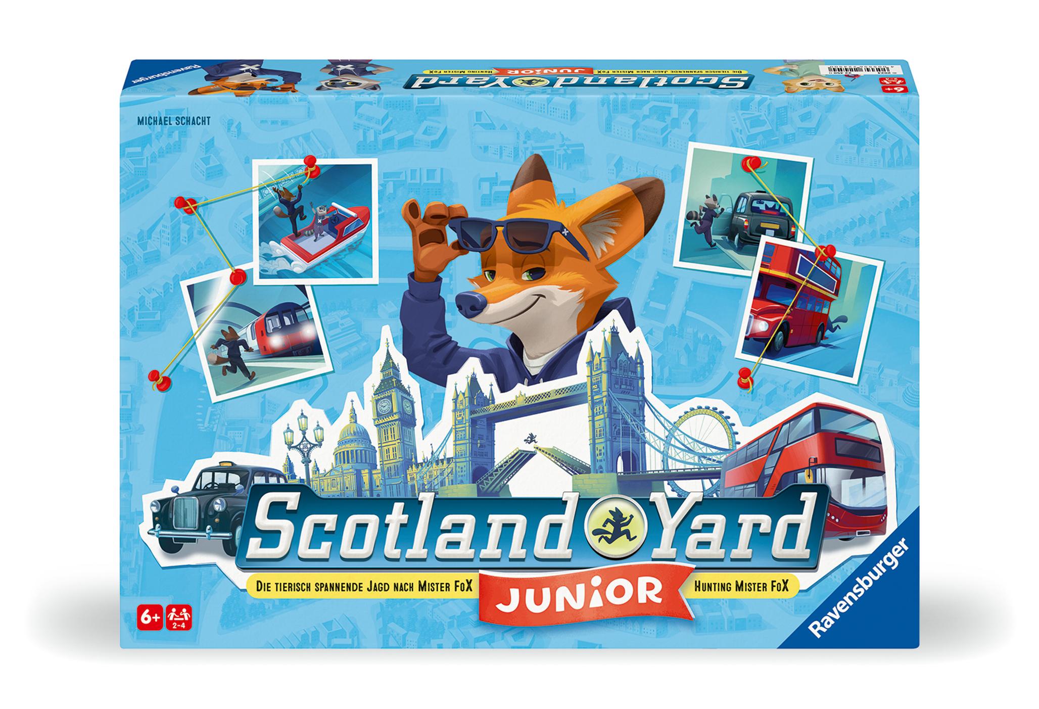 Vorderes Coverbild Scotland Yard Junior - Kinderspiel ab 6 Jahre