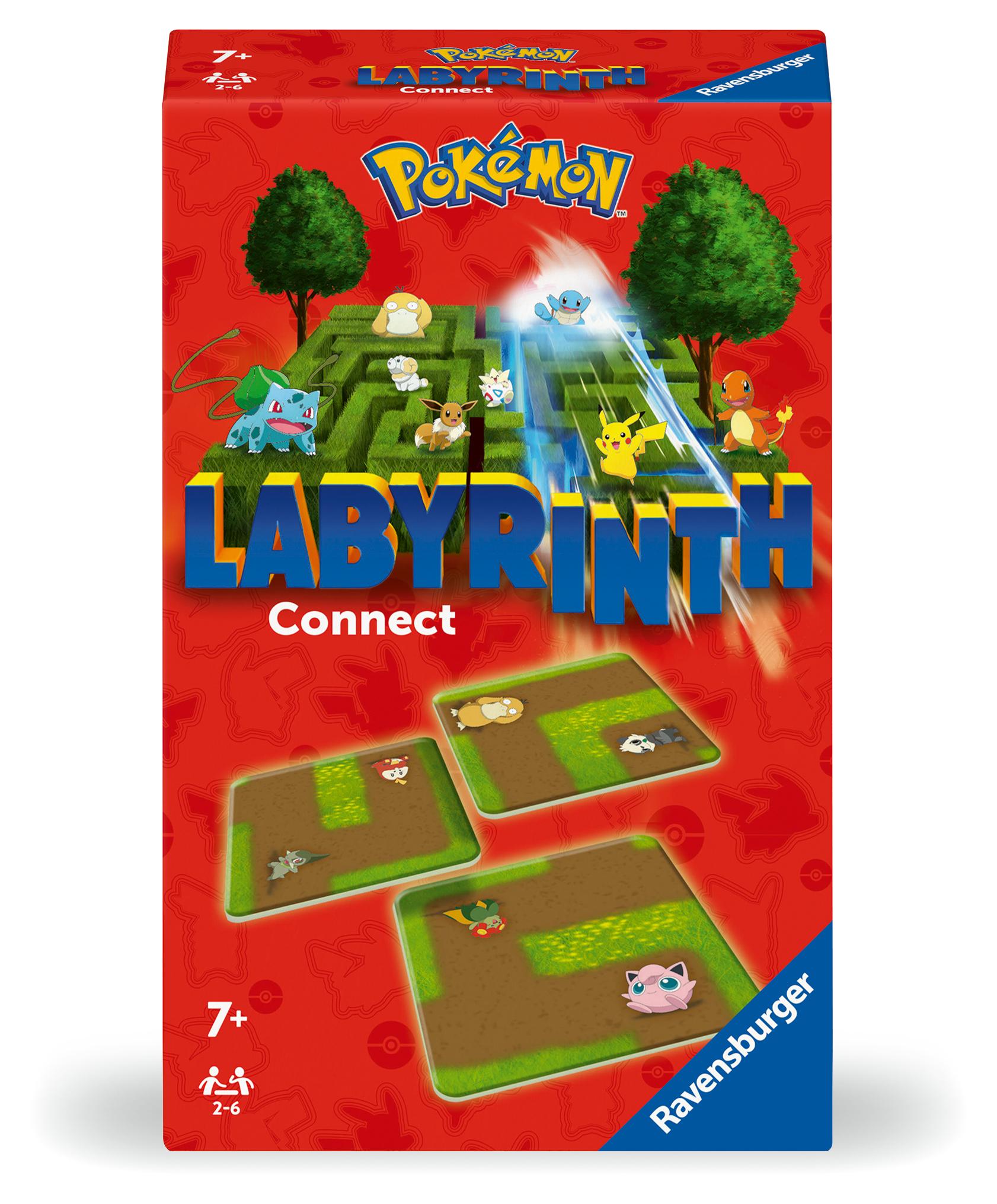 Vorderes Coverbild Pokémon Labyrinth Connect - Reisespiel ab 7 Jahre