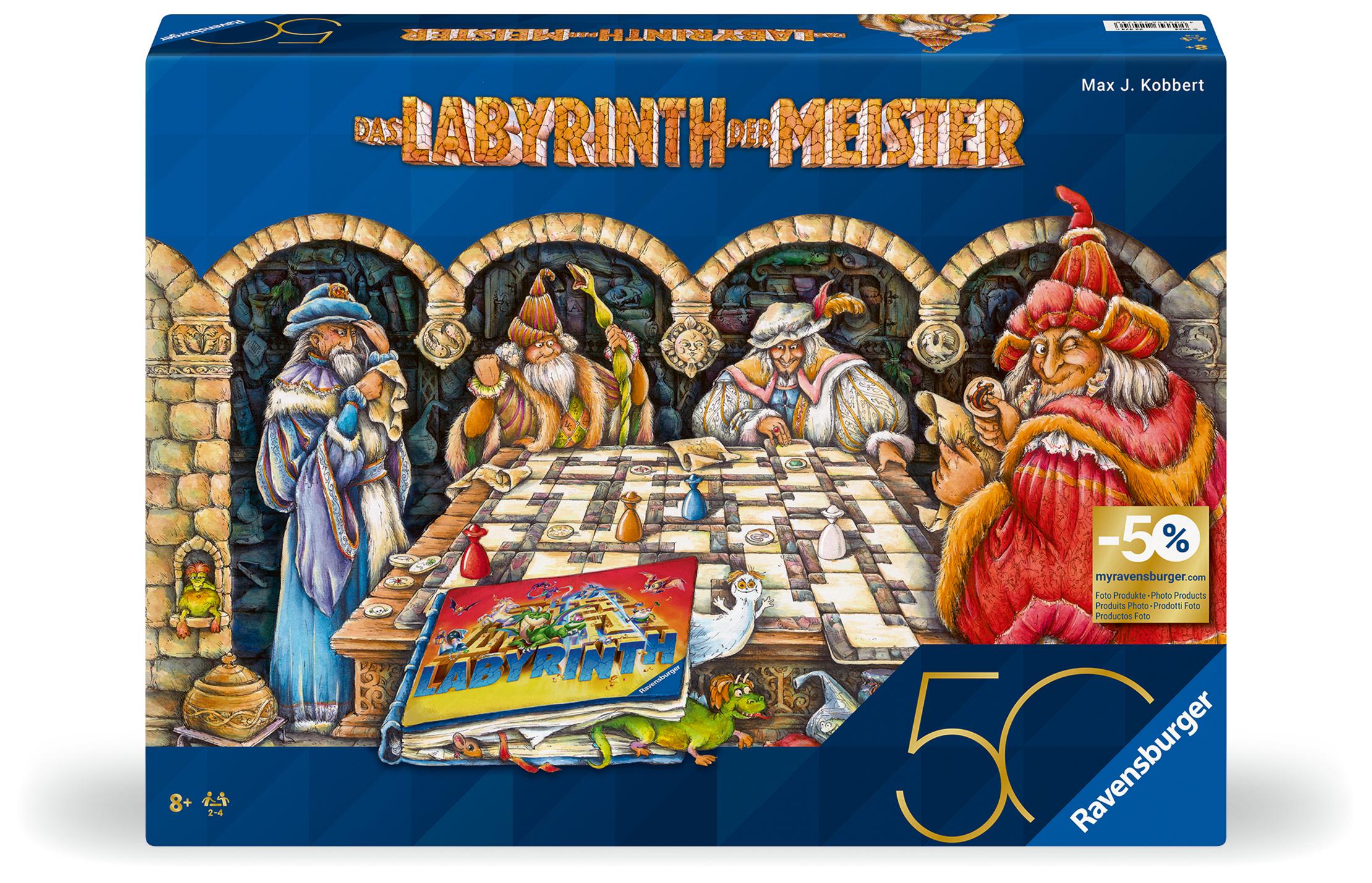 Vorderes Coverbild Labyrinth der Meister - Gesellschaftsspiel & Brettspiel ab 8 Jahre