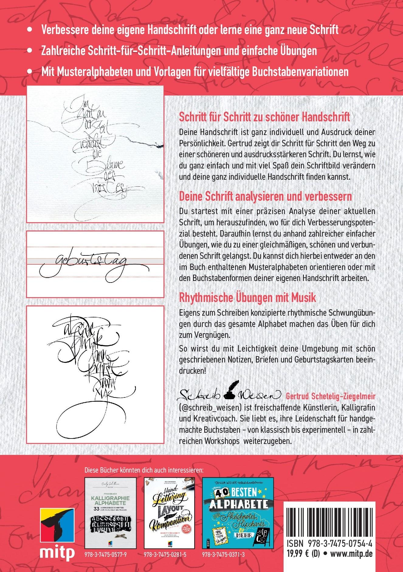 Rückseitencover Schönere Handschrift - leicht gemacht