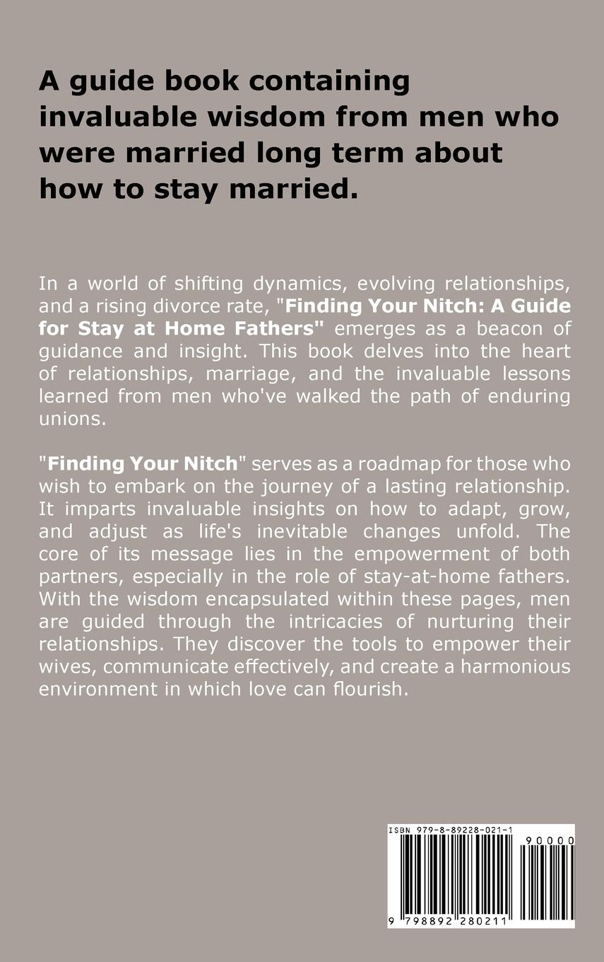 Rückseitencover Finding Your Nitch