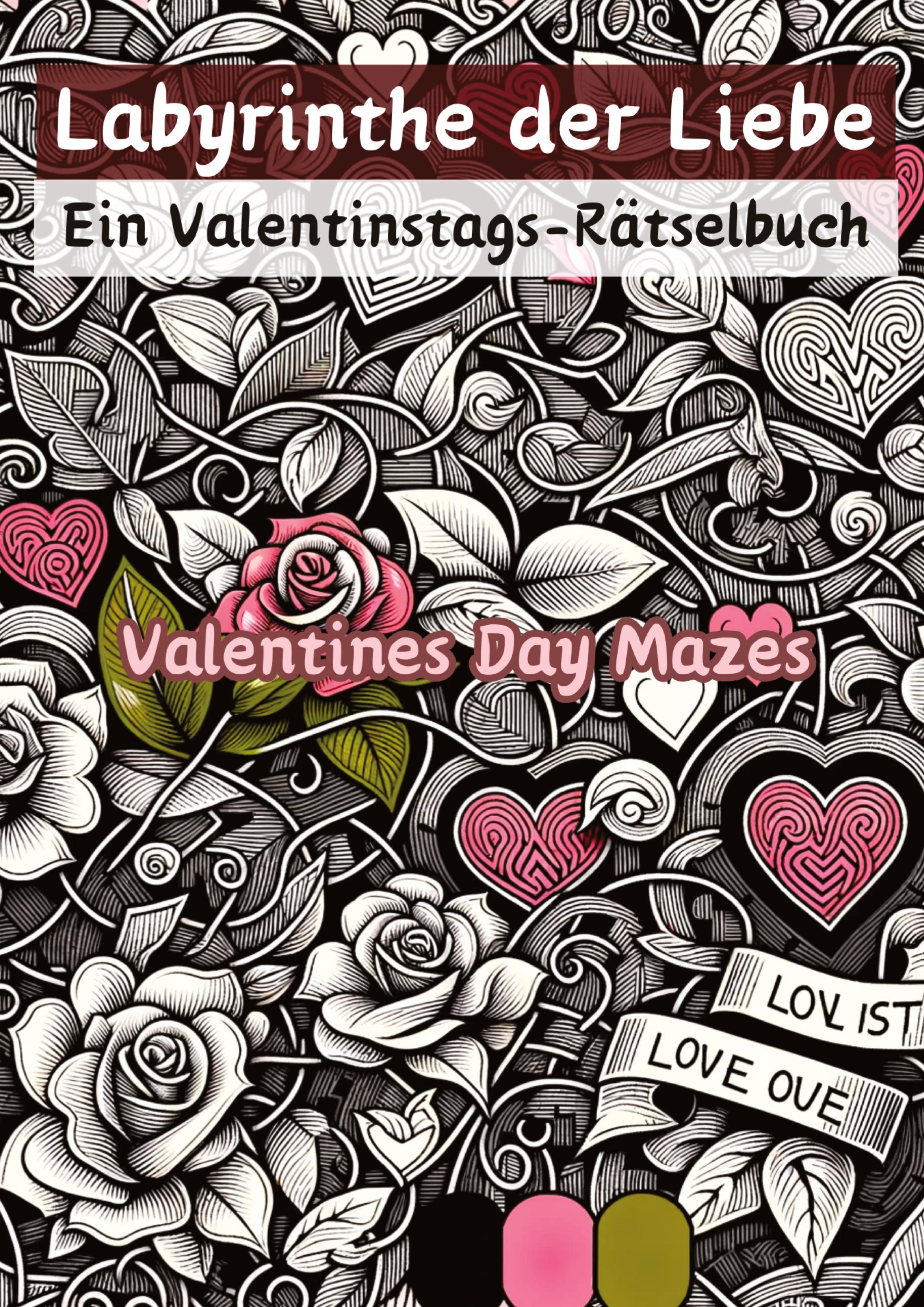 Vorderes Coverbild Labyrinthe der Liebe - Ein Valentinstags-Rätselbuch