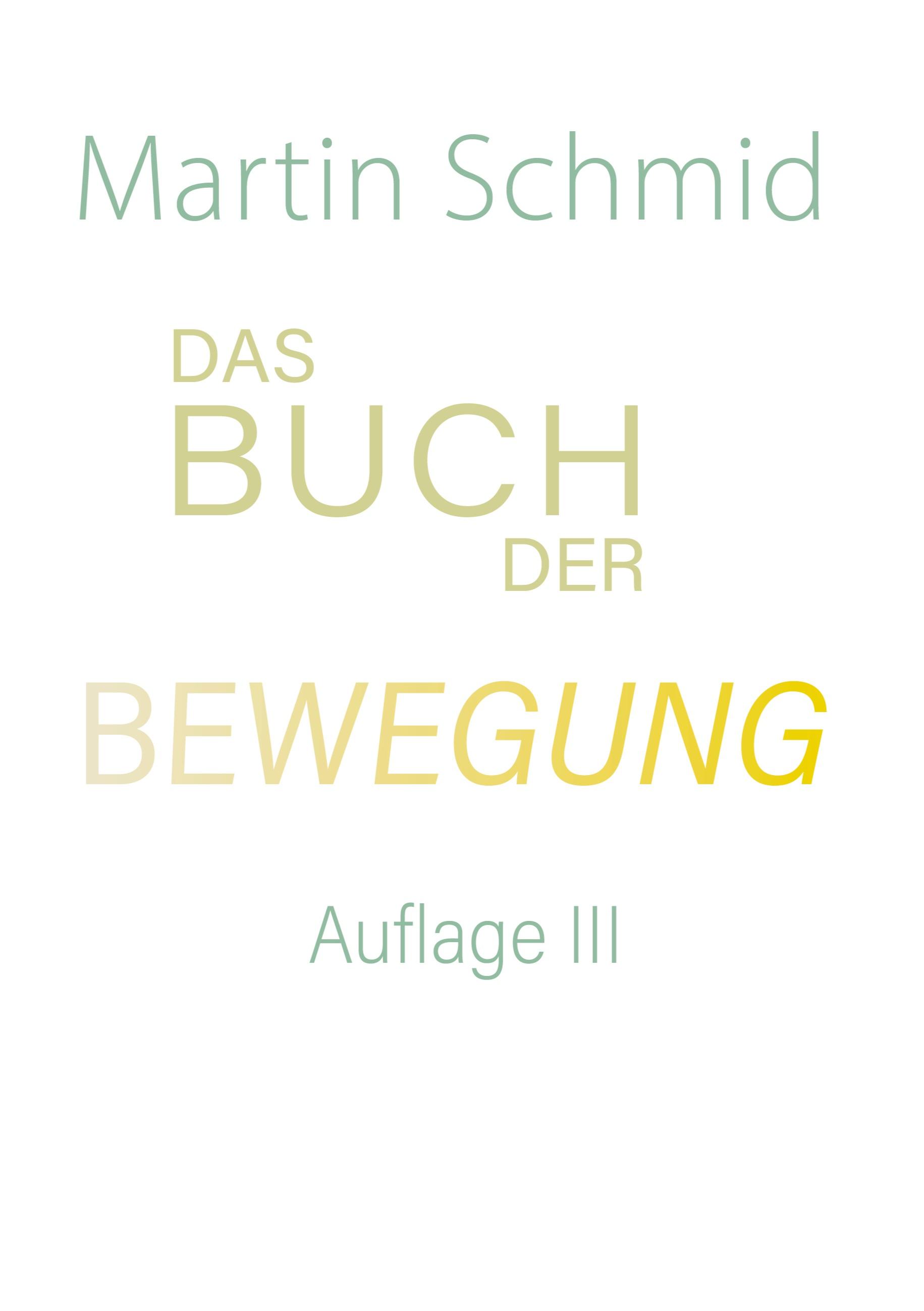 Vorderes Coverbild Das Buch der Bewegung