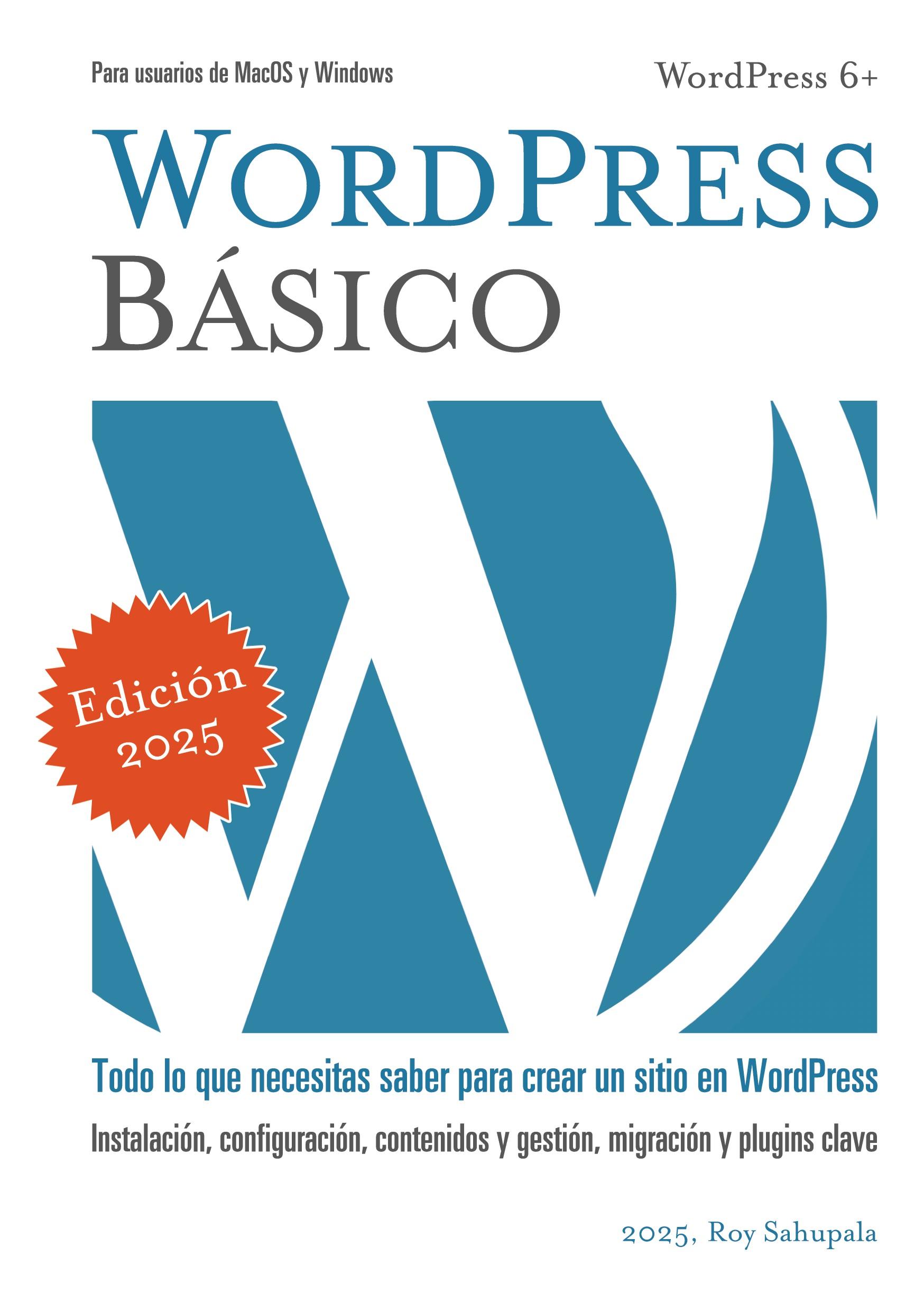 Vorderes Coverbild Wordpress básico
