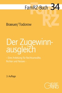 Vorderes Coverbild Der Zugewinnausgleich