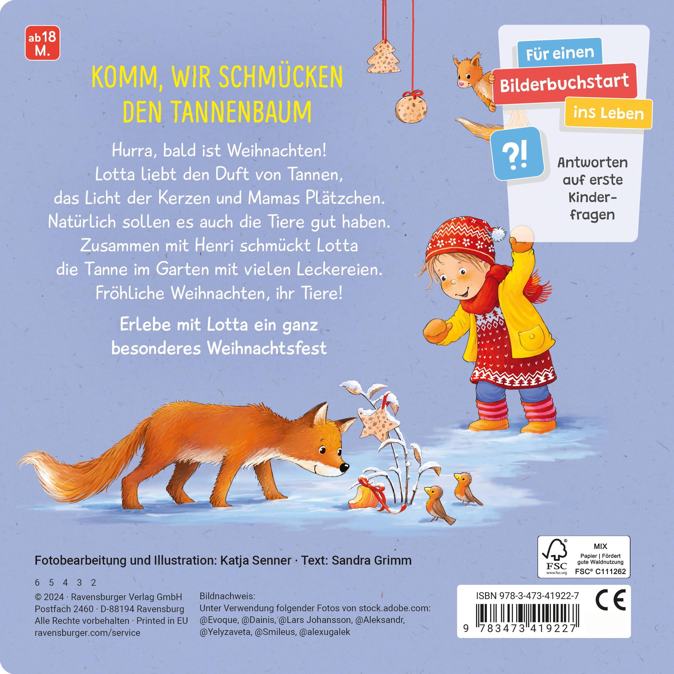 Rückseitencover Lotta feiert Weihnachten