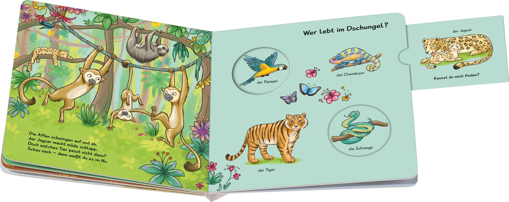 Beispielinhalt (Bild) Nanu? Passt das dazu? Tiere