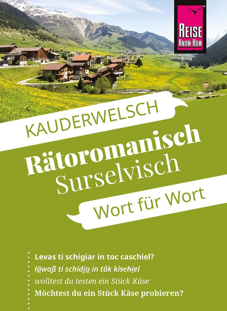 Vorderes Coverbild Reise Know-How Sprachführer  Rätoromanisch (Surselvisch) - Wort für Wort