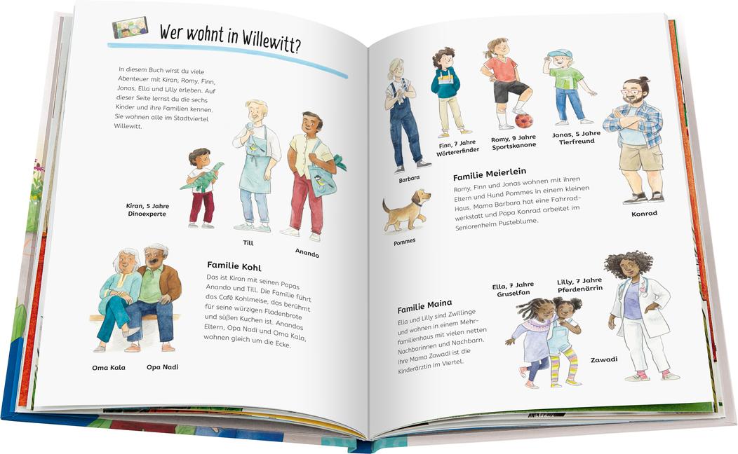 Beispielinhalt (Bild) Wieso? Weshalb? Warum? Meine Vorlesegeschichten, Band 1 - Was erleben wir Tag für Tag?