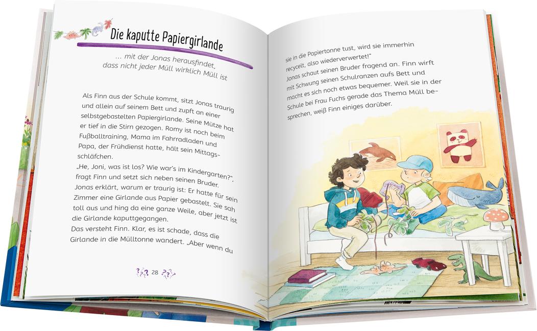 Beispielinhalt (Bild) Wieso? Weshalb? Warum? Meine Vorlesegeschichten, Band 1 - Was erleben wir Tag für Tag?