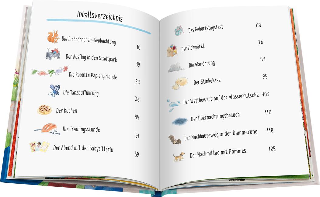 Beispielinhalt (Bild) Wieso? Weshalb? Warum? Meine Vorlesegeschichten, Band 1 - Was erleben wir Tag für Tag?
