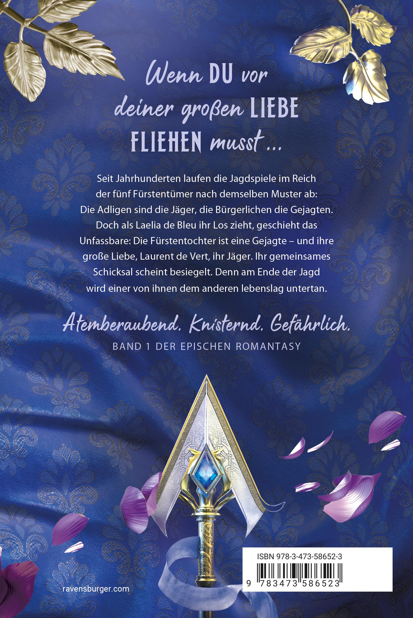 Rückseitencover Dynasty of Hunters, Band 1: Von dir verraten (Atemberaubende, actionreiche New-Adult-Romantasy)