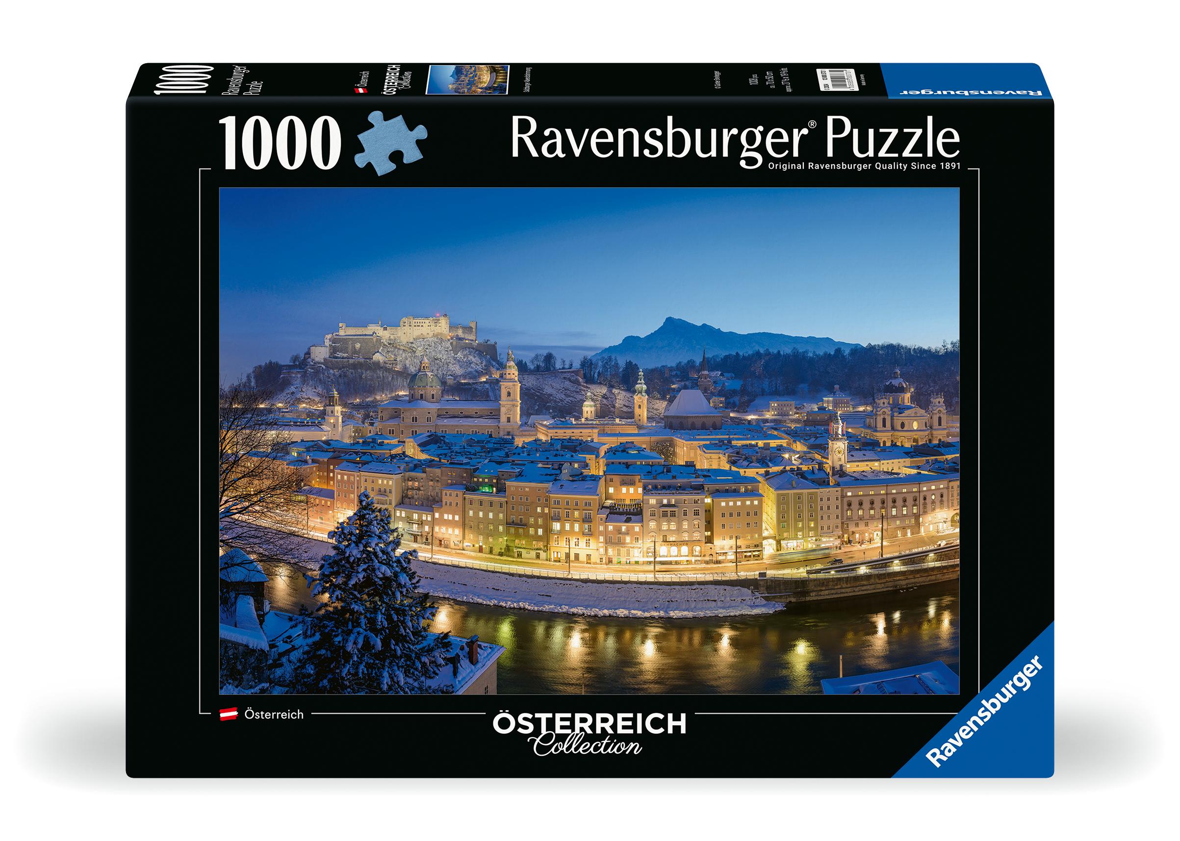 Vorderes Coverbild Erwachsenenpuzzle 1000 Teile - Salzburger Abendstimmung