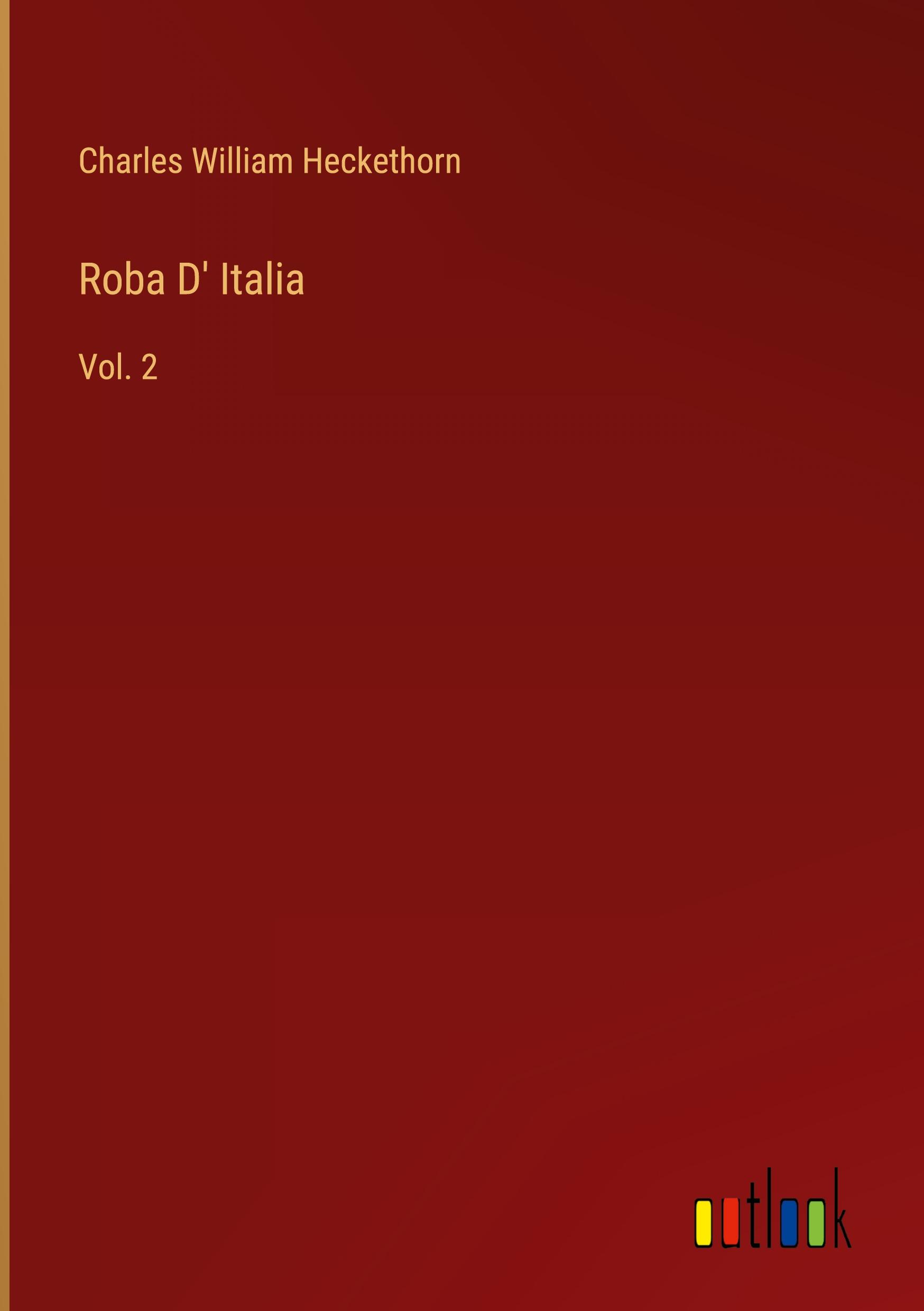 Vorderes Coverbild Roba D' Italia